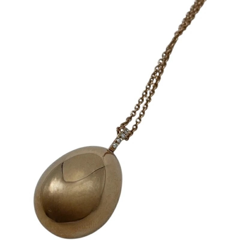 FABERGE ESSENCE EGG NECKLACE DIAMOND JEWELRY (1 of 4)