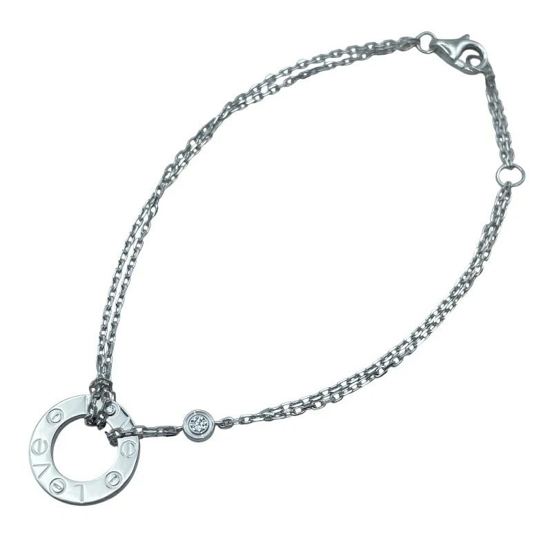 CARTIER SUBCIRCLE BRACELET WHITE GOLD 750 DIAMOND JEWELRY: Cartier Subcircle Bracelet White Gold 750 Diamond Jewelry Brand: Cartier Type/Style: Bracelet Material: 18K WG Color: WG Size: Size Height: approx. 13.0mm Width: approx. 13.0mm Arm circumference: appr