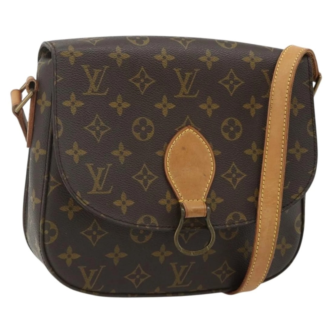 LOUIS VUITTON MONOGRAM SAINT CLOUD GM SHOULDER BAG: LOUIS VUITTON Monogram Saint Cloud GM Shoulder Bag Brand: LOUIS VUITTON Type/Style: Shoulder Bag Material: Monogram Canvas Color: Monogram Size: Size(Inch) W9.4 x H7.9 x D2.4inch(Approx) Accessori