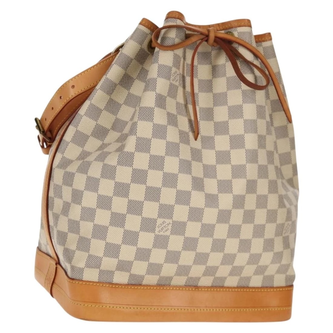 LOUIS VUITTON DAMIER AZUR NOE SHOULDER BAG: LOUIS VUITTON Damier Azur Noe Shoulder Bag Brand: LOUIS VUITTON Type/Style: Shoulder Bag Material: Damier Azur Canvas Color: Damier Azur Size: Size(Inch) W10.2 x H13.4 x D7.5inch(Approx) Accessori