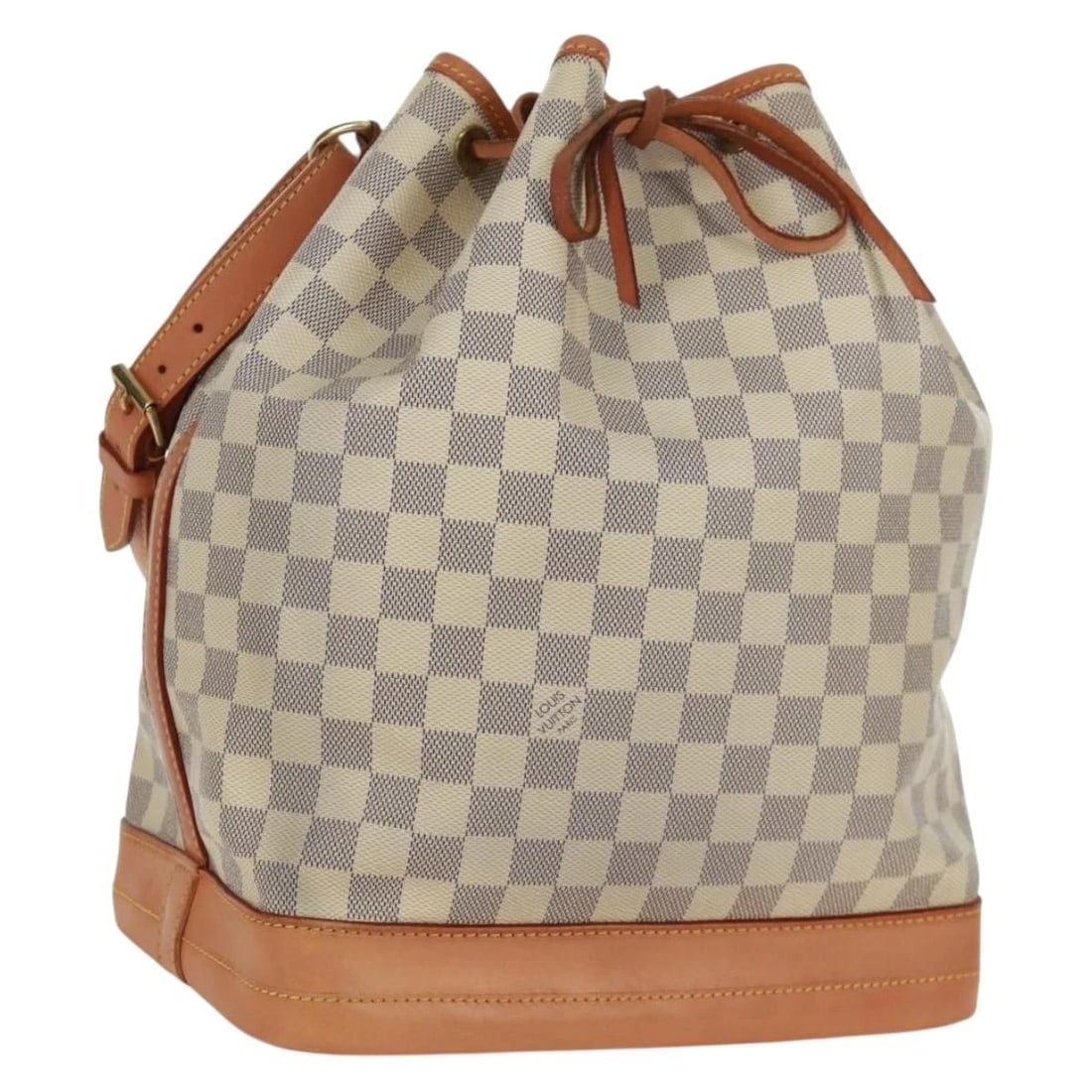 LOUIS VUITTON DAMIER AZUR NOE SHOULDER BAG: LOUIS VUITTON Damier Azur Noe Shoulder Bag Brand: LOUIS VUITTON Type/Style: Shoulder Bag Material: Damier Azur Canvas Color: Damier Azur Size: Size(Inch) W10.2 x H13.4 x D7.5inch(Approx) Accessori