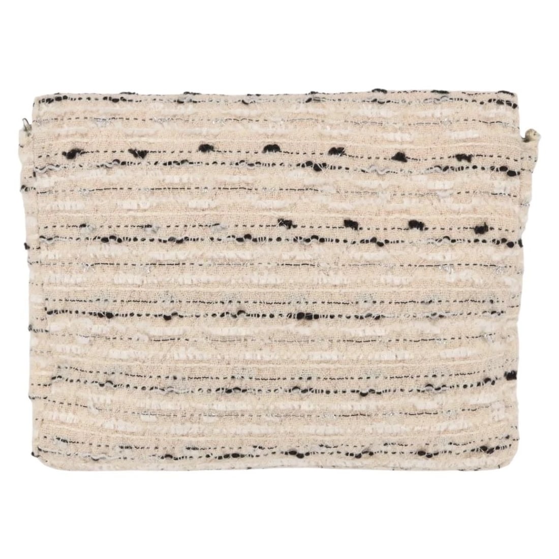 CHANEL CHAIN SHOULDER BAG TWEED - 2