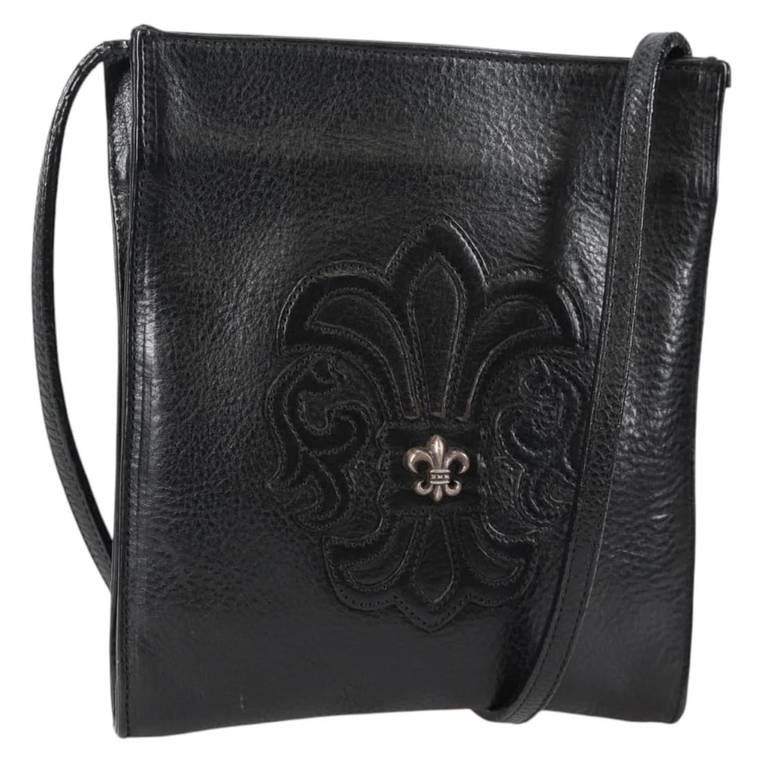 CHROME HEARTS CROSS BALL BUTTON GUNSLINGER BAG LEATHER (1 of 6)