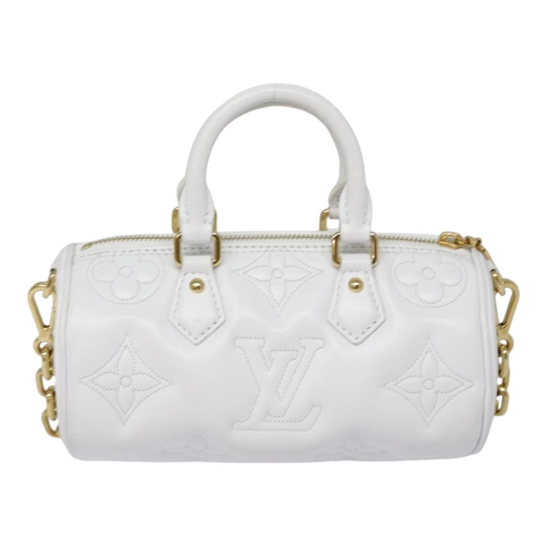 LOUIS VUITTON BUBBLE GLAM PAPILLON BB HAND BAG: LOUIS VUITTON Bubble Glam Papillon BB Hand Bag Brand: LOUIS VUITTON Type/Style: Hand Bag Material: Monogram Canvas Color: snow Size: W7.9 x H3.9 x D3.9inch(Approx) Accessories: None Access