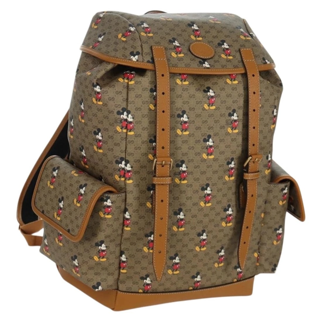 GUCCI MICRO GG SUPREME GUCCIXDISNEY SHOULDER BAG PVC: GUCCI Micro GG Supreme GUCCIxDisney Shoulder Bag PVC Brand: GUCCI Type/Style: Shoulder Bag Material: PVC Leather/Micro Small GG Canvas Color: Beige Size: W13.0 x H17.3 x D6.3inch(Approx) Accessori