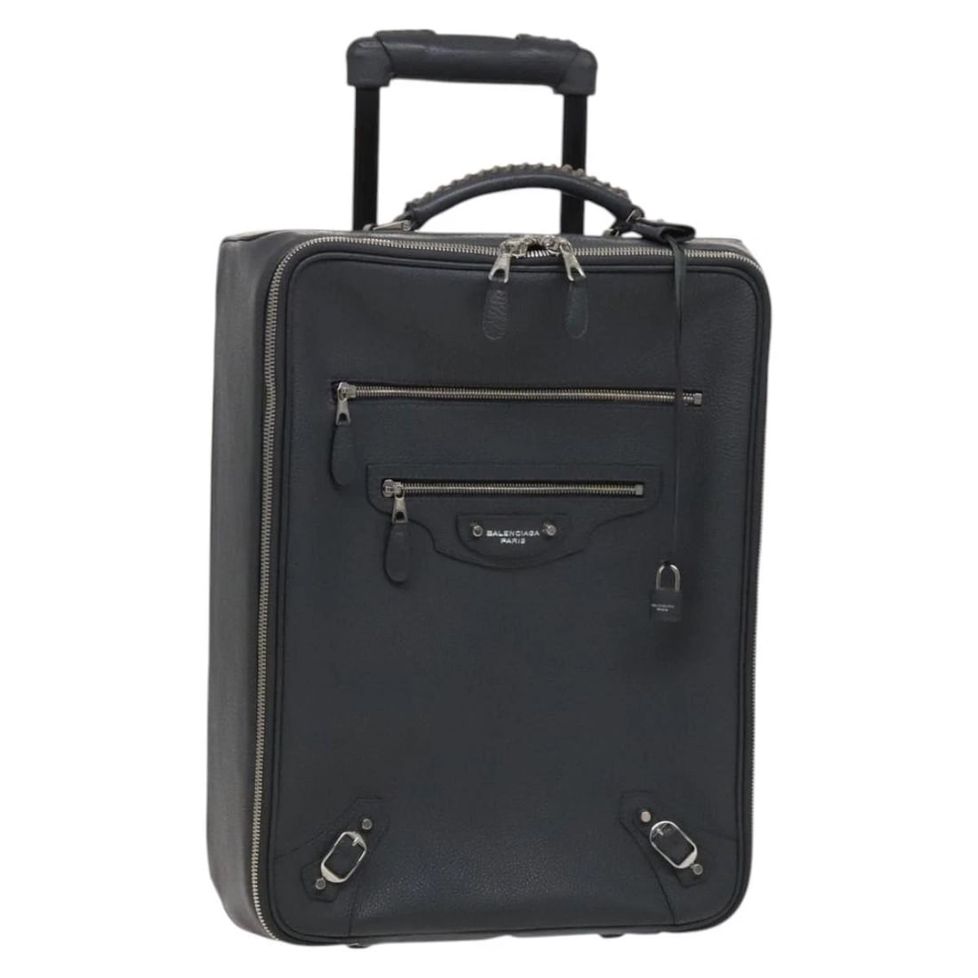 BALENCIAGA CARRY CASE LEATHER GRAY (1 of 6)