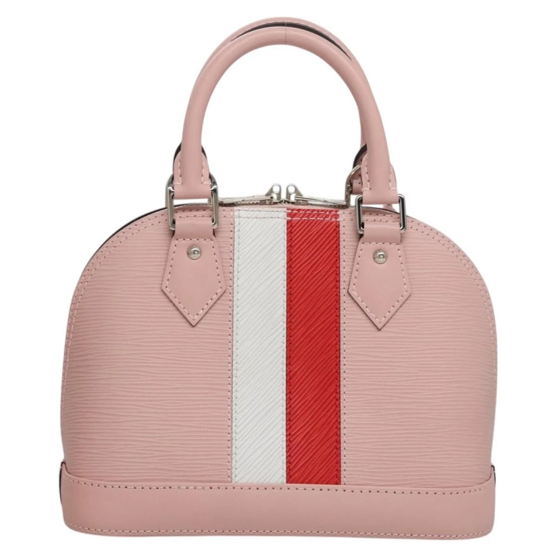 LOUIS VUITTON EPI ALMA BB HAND BAG 2WAY P: LOUIS VUITTON Epi Alma BB Hand Bag 2way P Brand: LOUIS VUITTON Type/Style: Hand Bag Material: Epi Leather Color: Pink/Rose valerine Size: W9.1 x H7.5 x D4.5inch(Approx) Accessories: None A