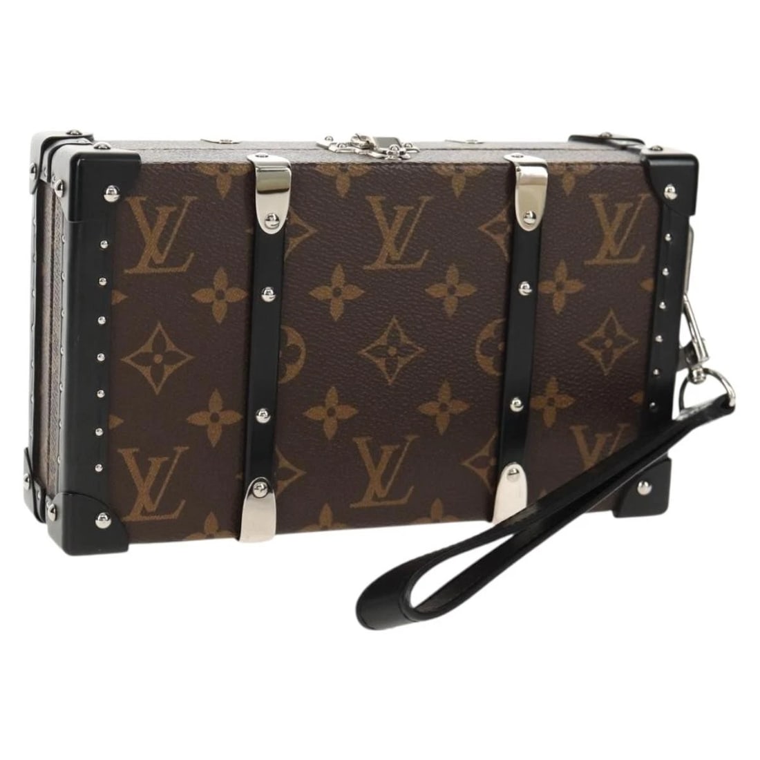 LOUIS VUITTON MACASSAR WALLET TRUNK LONG WALLET: LOUIS VUITTON Macassar Wallet Trunk Long Wallet Brand: LOUIS VUITTON Type/Style: Long Wallet Material: Monogram Macassar Canvas Color: Monogram Size: W8.3 x H4.9 x D2.0inch(Approx) Accessories: No