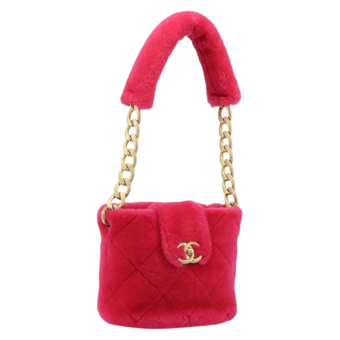 CHANEL MATELASSE CHAIN SHOULDER BAG FUR (1 of 6)