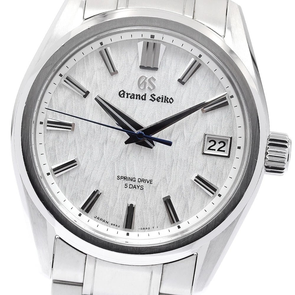 SEIKO GRAND SILVER SPRING DRIVE WATCH: SEIKO Grand Silver Spring drive Watch Brand: SEIKO Type/Style: Wristwatch Material: Band Material Stainless Steel, Case Material Stainless Steel Color: Dial Color Silver Size: Case size About 40mm
