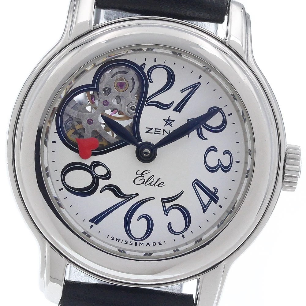 ZENITH BABYSTAR OPEN ELITE WHITE DIAL AUTOMATIC WATCH (1 of 4)