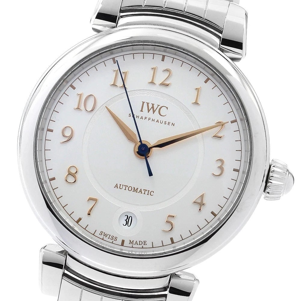 IWC SCHAFFHAUSEN DA VINCI AUTOMATIC DATE AUTOMATIC WATCH: IWC SCHAFFHAUSEN Da Vinci Automatic Date Automatic Watch Brand: IWC SCHAFFHAUSEN Type/Style: Wristwatch Material: Band Material Stainless Steel, Case Material Stainless Steel Color: Dial Color Silver 