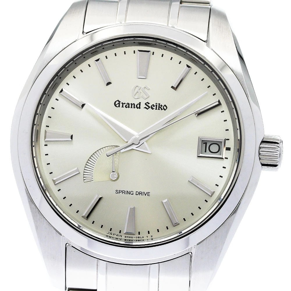 SEIKO GRAND SEIKO HERITAGE SPRING DRIVE WATCH: SEIKO Grand Seiko Heritage Spring drive Watch Brand: SEIKO Type/Style: Wristwatch Material: Band Material Stainless Steel, Case Material Stainless Steel Color: Dial Color Silver Size: Case Size