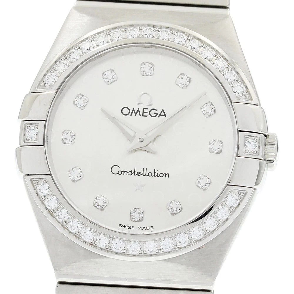 OMEGA CONSTELLATION BLUSH QUARTZ WATCH: OMEGA Constellation Blush Quartz Watch Brand: OMEGA Type/Style: Wristwatch Material: Band Material Stainless Steel, Case Material Stainless Steel Color: Dial Color Silver Size: Case Size About27mm (1.