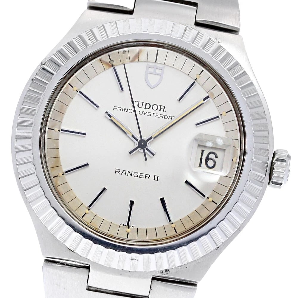 TUDOR RANGER NAVY DIAL AUTOMATIC WATCH: TUDOR Ranger Navy Dial Automatic Watch Brand: TUDOR Type/Style: Wristwatch Material: Band Material Stainless Steel, Case Material Stainless Steel Color: Dial Color Silver Size: Case Size About38mm