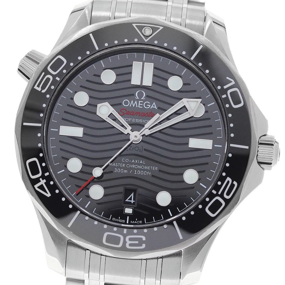 OMEGA SEAMASTER DIVER CO-AXIAL AUTOMATIC WATCH: OMEGA Seamaster Diver Co-Axial Automatic Watch Brand: OMEGA Type/Style: Wristwatch Material: Band Material Stainless Steel, Case Material Stainless Steel Color: Dial Color black Size: Case Size