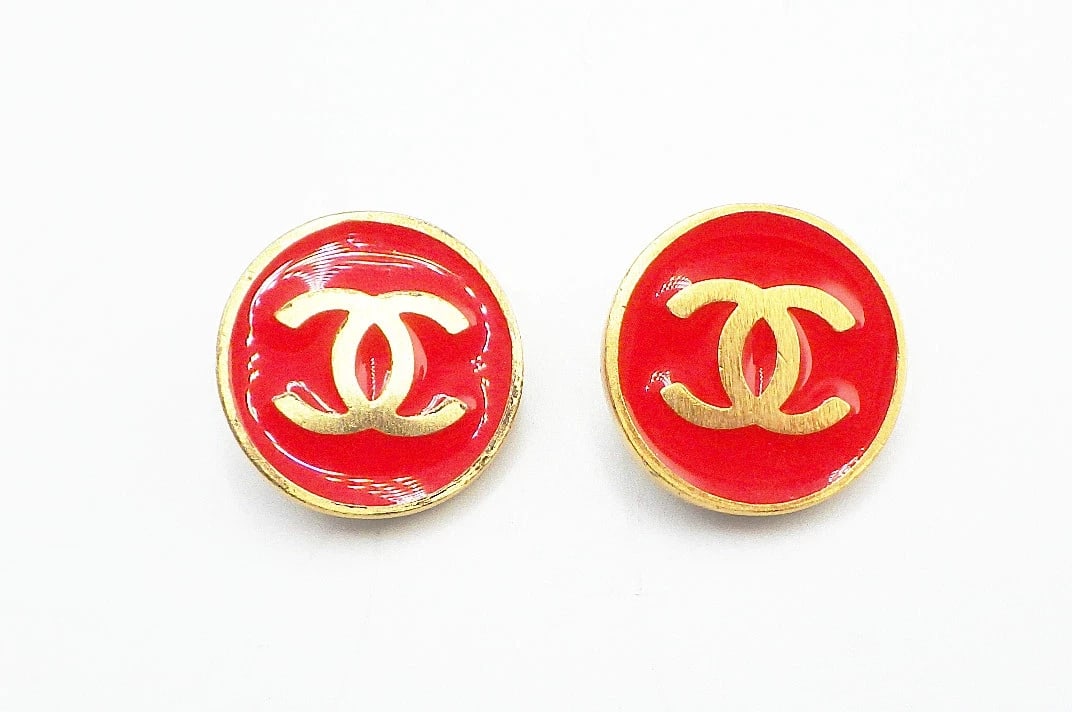 CHANEL COCO MARK EARRINGS - 2