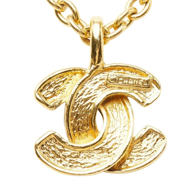 CHANEL NECKLACES & PENDANTS MATELASSE COCO MARK CHAIN GOLD (1 of 5)