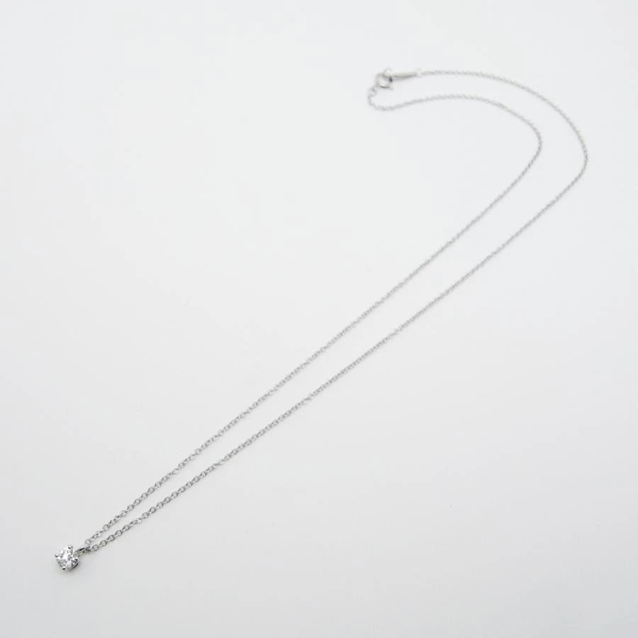 TIFFANY SOLITAIRE DIAMOND NECKLACE PT950 (1 of 7)