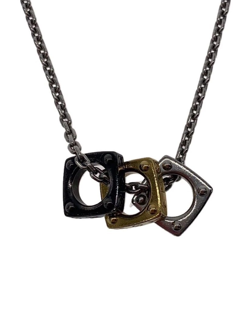 LOUIS VUITTON NECKLACE SILVER: LOUIS VUITTON Necklace Silver Brand: Louis Vuitton Type/Style: Pendant Material: None, Color: SILVER Size: Actual Size [Necklace] Length: 55 / Height: 2 / Width: 4 Accessories: None Access