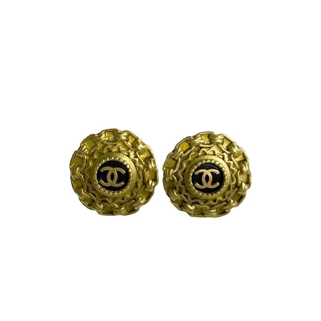 CHANEL COCO MARK EARRINGS GOLD: Chanel Coco Mark Earrings Gold Brand: Chanel Type/Style: Earrings Material: GP, Color: GOLD Size: Approximately 2.5cm Accessories: None Accessories Notice: When purchasing pre-owned goods,