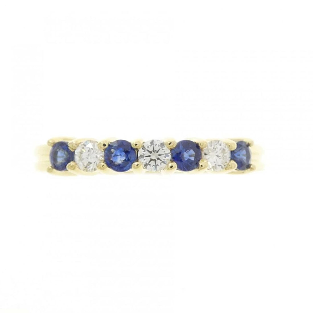 TIFFANY & CO. SAPPHIRE RING DIAMOND 750 YELLOW GOLD: Tiffany & Co. Sapphire Ring Diamond 750 Yellow Gold Brand: Tiffany & Co. Type/Style: ring Material: 750 Yellow Gold, Main Stone/Creation SAPPHIRE Secondary StoneDiamond Color: YELLOW GOLD Size: US 6-6