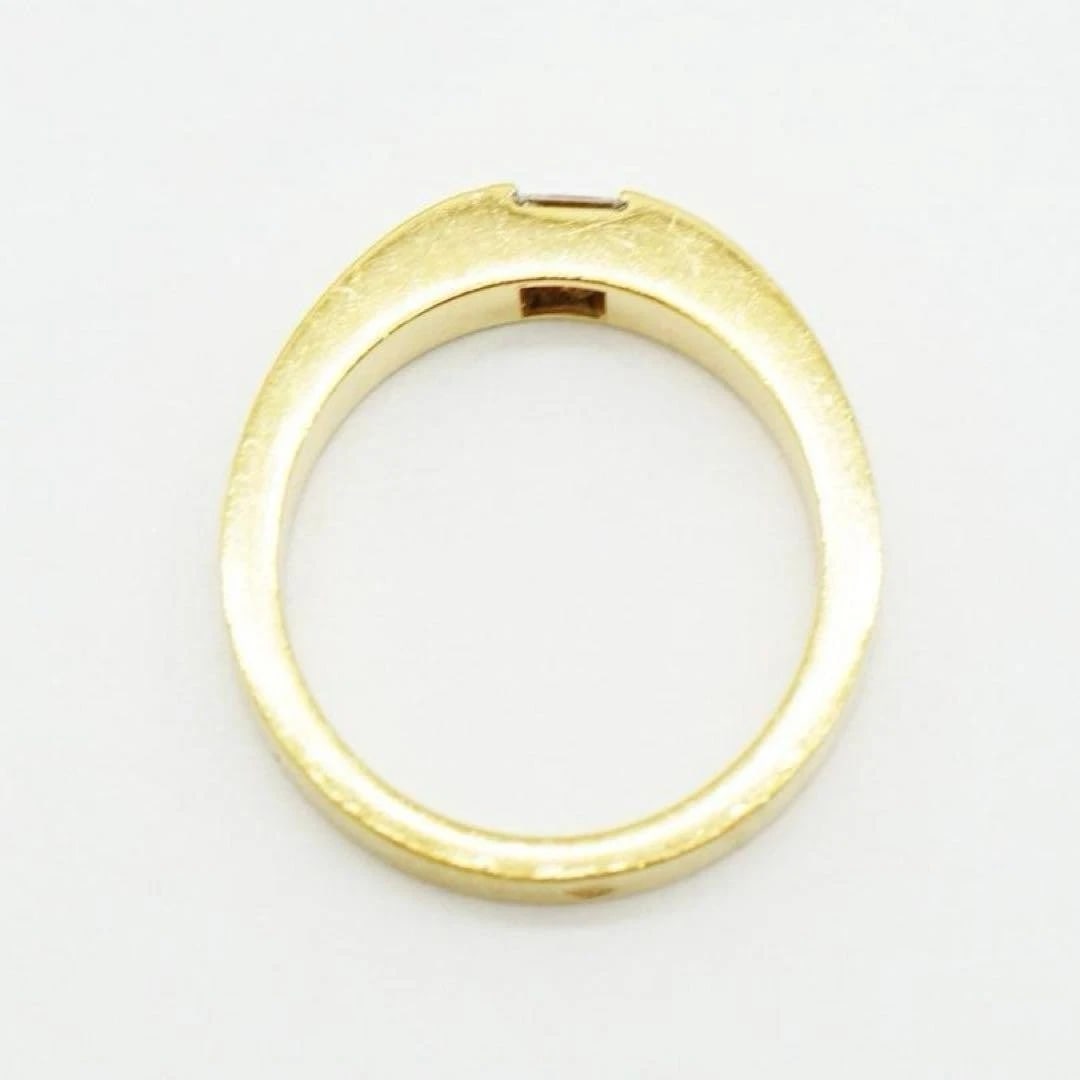 CARTIER TANK RING 18K YELLOW GOLD WITH DIAMONDS: Cartier Tank Ring 18K Yellow Gold with Diamonds Brand: Cartier Type/Style: ring Material: 18K Yellow Gold, Main Stone/Creation natural Color: YELLOW GOLD Size: US5.5 Accessories: None Acce
