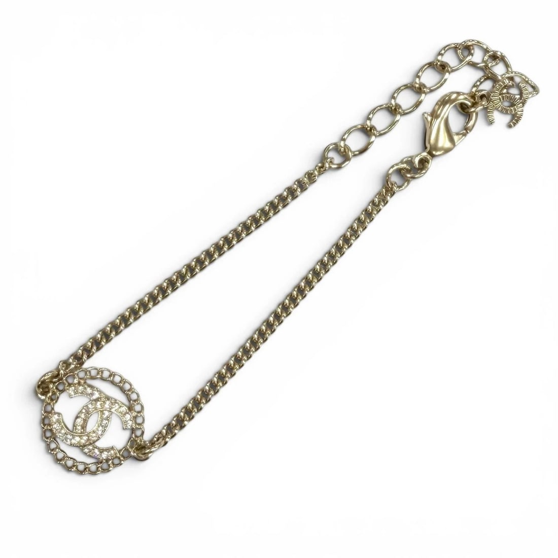 CHANEL BRACELET RHINESTONE COCO MARK GOLD: CHANEL Bracelet Rhinestone Coco Mark Gold Brand: CHANEL Type/Style: Bracelet Material: None, Color: Gold Size: Top Diameter: Approx. 1.6cm, Minimum Wrist Circumference: Approx. 15cm, Maximum Wrist Cir