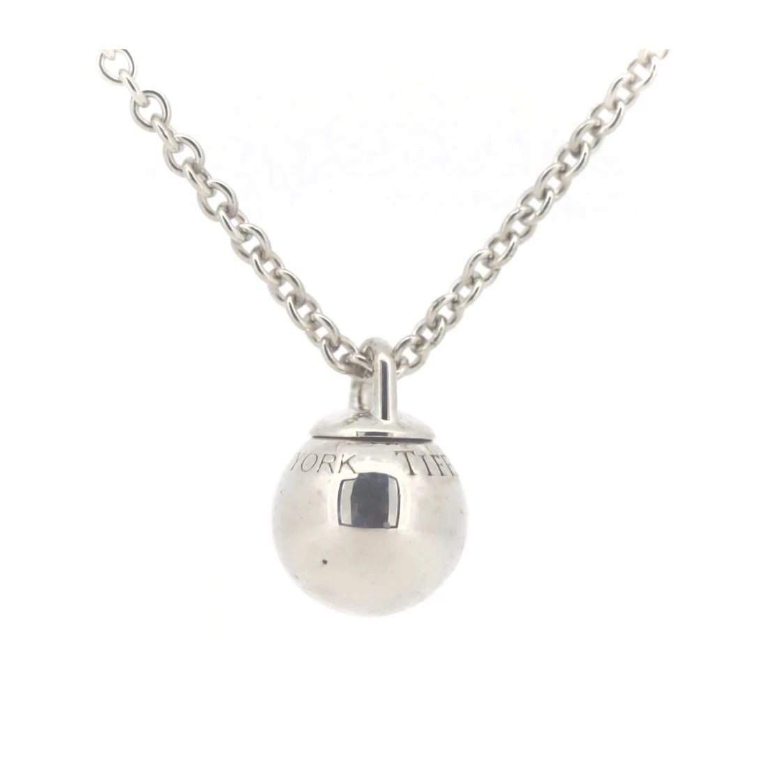TIFFANY & CO. HARDWARE BALL PENDANT NECKLACE STERLING SILVER 925: TIFFANY & CO. Hardware Ball Pendant Necklace Sterling Silver 925 Brand: Tiffany & Co. Type/Style: Necklace Material: Sterling Silver 925, Color: SILVER Size: Chain: 41.2 - 46.5 cm Pendant: W0.77 ? H0.
