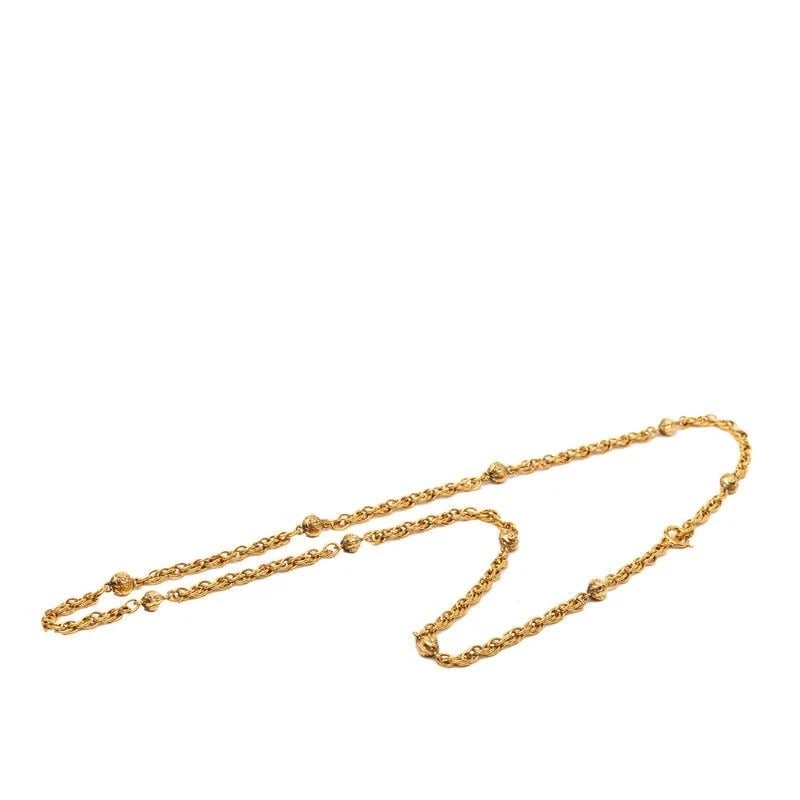 CHANEL NECKLACES & PENDANTS LONG GOLD GP: CHANEL Necklaces & Pendants Long Gold GP Brand: CHANEL Type/Style: Necklace Material: Plated, Color: gold Size: Total Length: Approx. 91cm Top: Approx. W 9.1mm x H 9.1mm Accessories: None