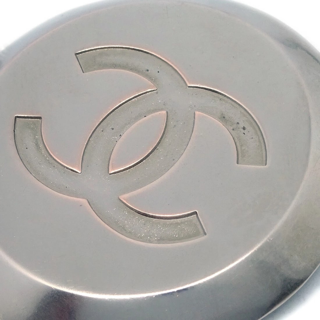 CHANEL SILVER SCARF RING - 2