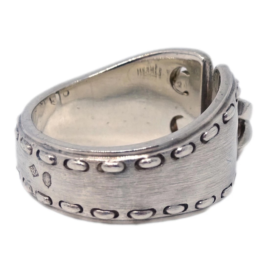 HERMES SILVER RING - 2