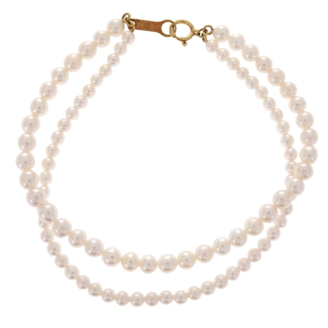 TASAKI BRACELET 18K PEARL GOLD JEWELRY: Tasaki Bracelet 18K Pearl Gold Jewelry Brand: Mikimoto Type/Style: Bracelet Material: Gold-plated, Main Stone Pearl Color: gold Size: Inner circumference : 17.0 cm Accessories: None Accessories