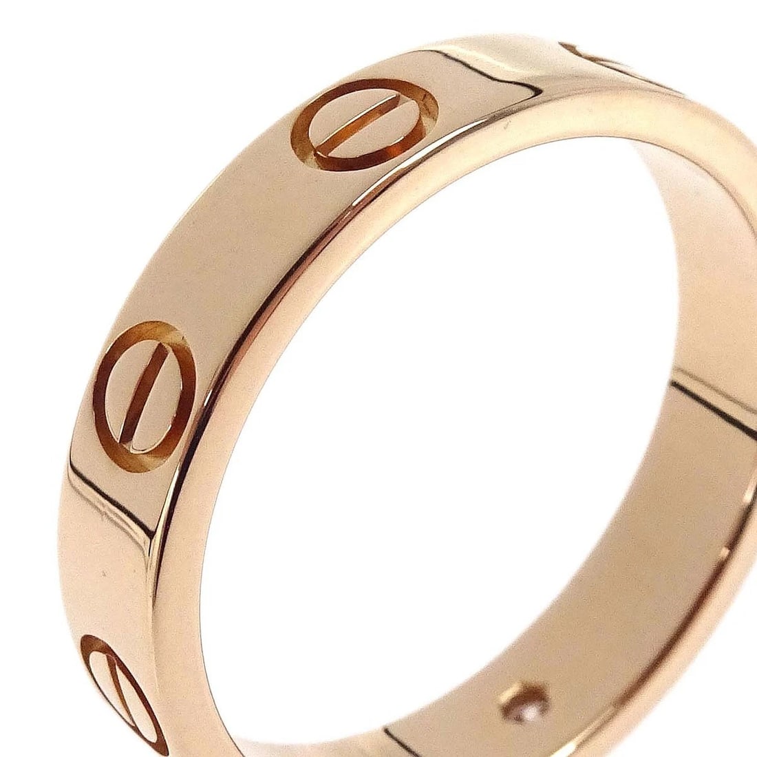 CARTIER MINI LOVE RING 750 DIAMOND JEWELRY: Cartier Mini Love Ring 750 Diamond Jewelry Brand: Cartier Type/Style: Ring Material: Gold-plated Rhinestone Color: gold Size: 6 US Accessories: None Accessories Notice: When purchasing pre