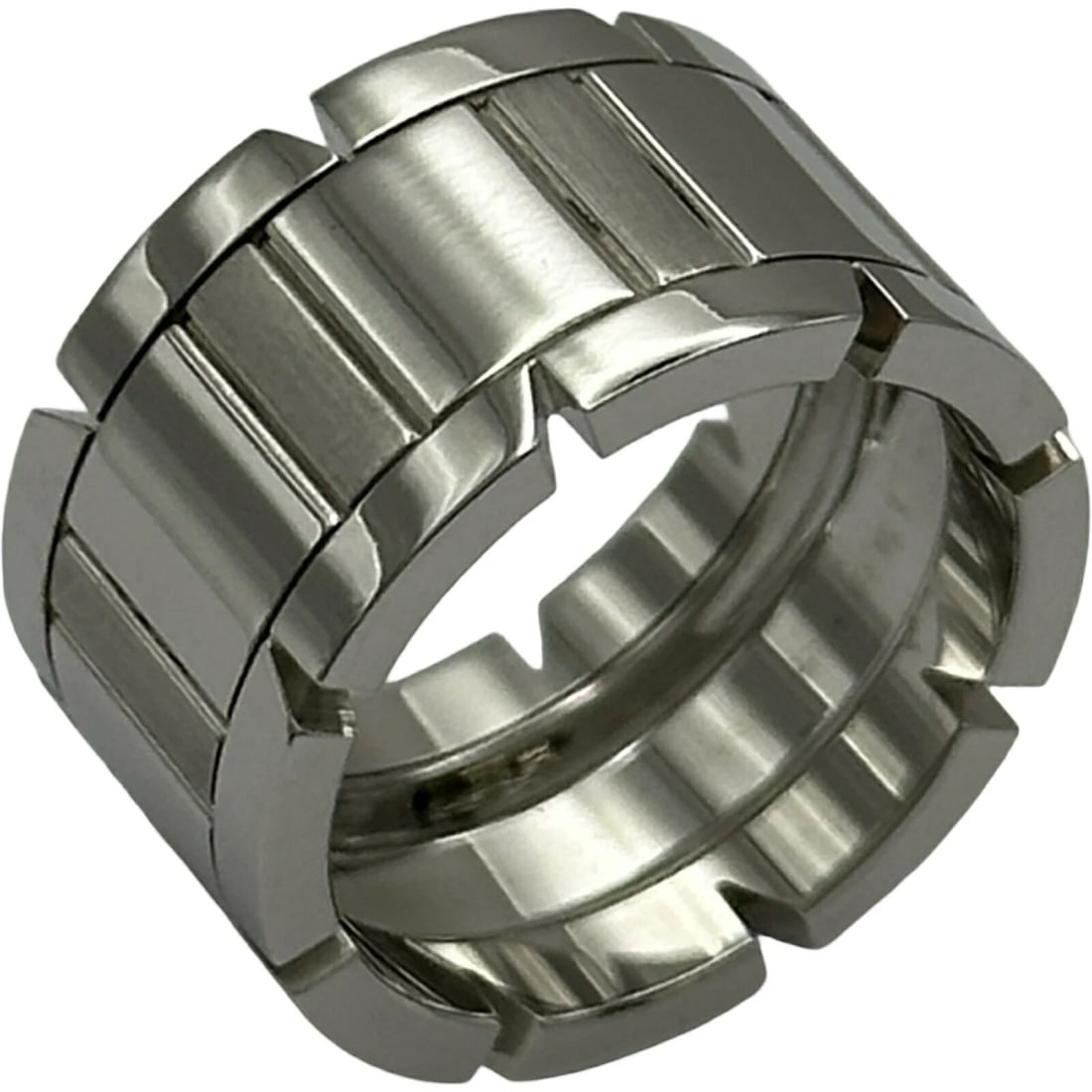 CARTIER TANK FRANCAISE RING WHITE GOLD 18K JEWELRY: Cartier Tank Francaise Ring White Gold 18K Jewelry Brand: Cartier Type/Style: Ring Material: 18K WG Color: WG Size: 6 US Accessories: None Accessories Notice: When purchasing pre-owned goo