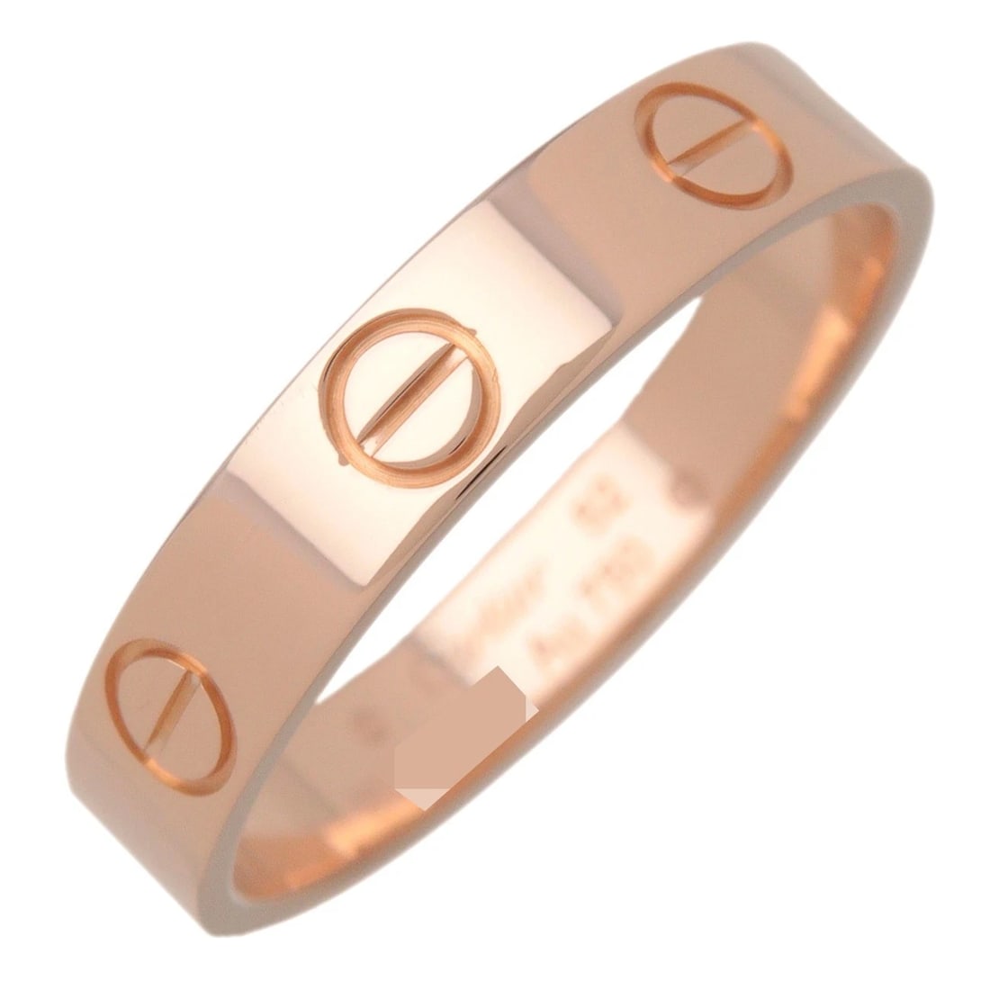 CARTIER MINI LOVE RING 18K PINK GOLD: Cartier Mini Love Ring 18K Pink Gold Brand: Cartier Type/Style: Ring Material: 18K PG Color: PG Size: 6 US Accessories: None Accessories Notice: When purchasing pre-owned goods, please ref