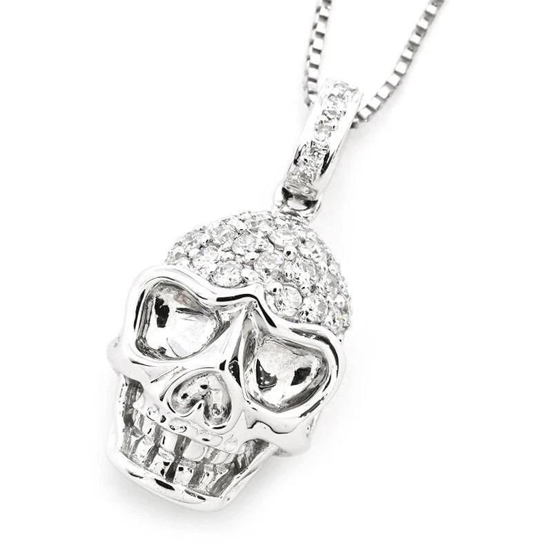 0.62CT DIAMOND SKULL NECKLACE (1 of 2)