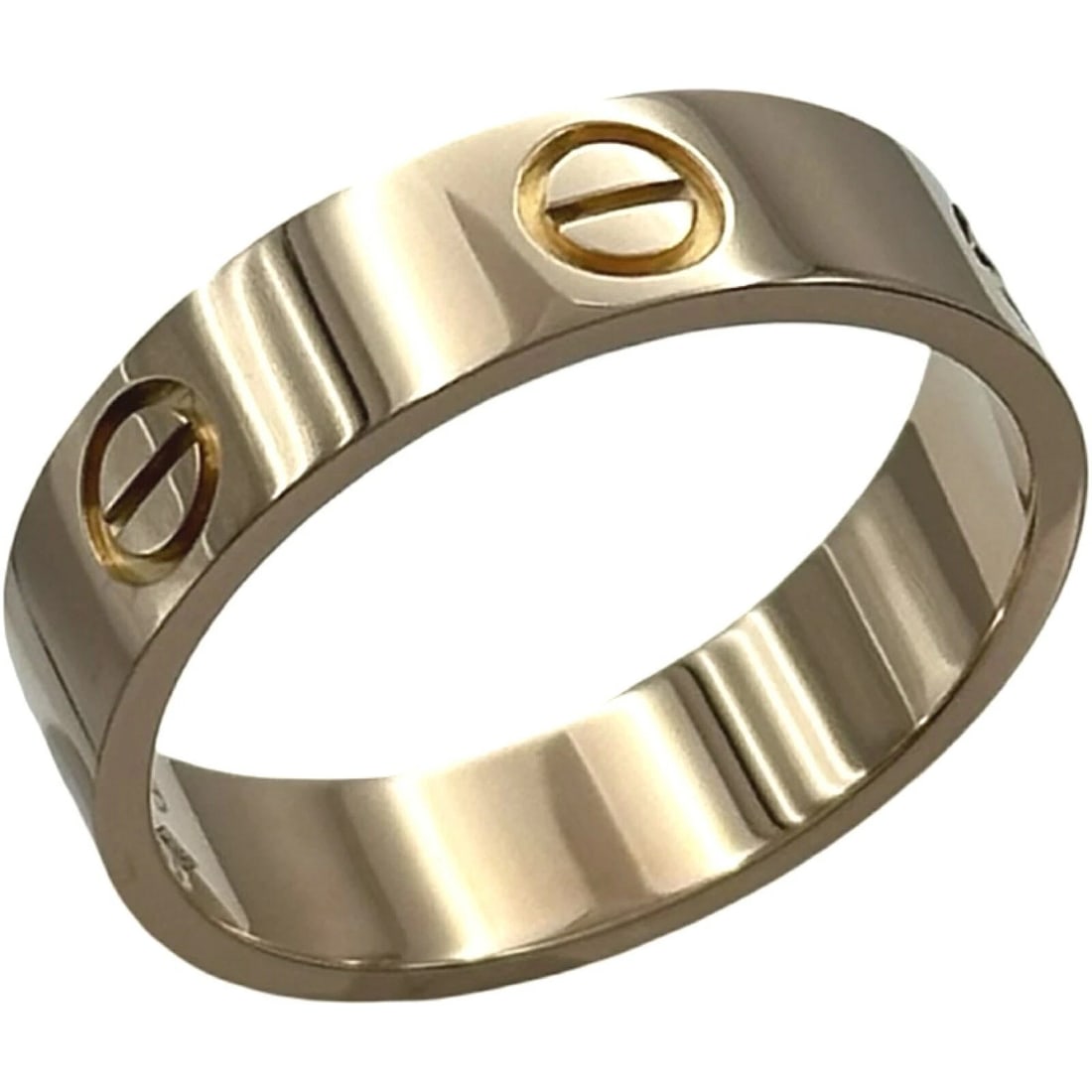 CARTIER LOVE RING PINK GOLD 18K JEWELRY: Cartier Love Ring Pink Gold 18K Jewelry Brand: Cartier Type/Style: Ring Material: 18K PG Color: PG Size: 8.5 US Accessories: None Accessories Notice: When purchasing pre-owned goods, pleas
