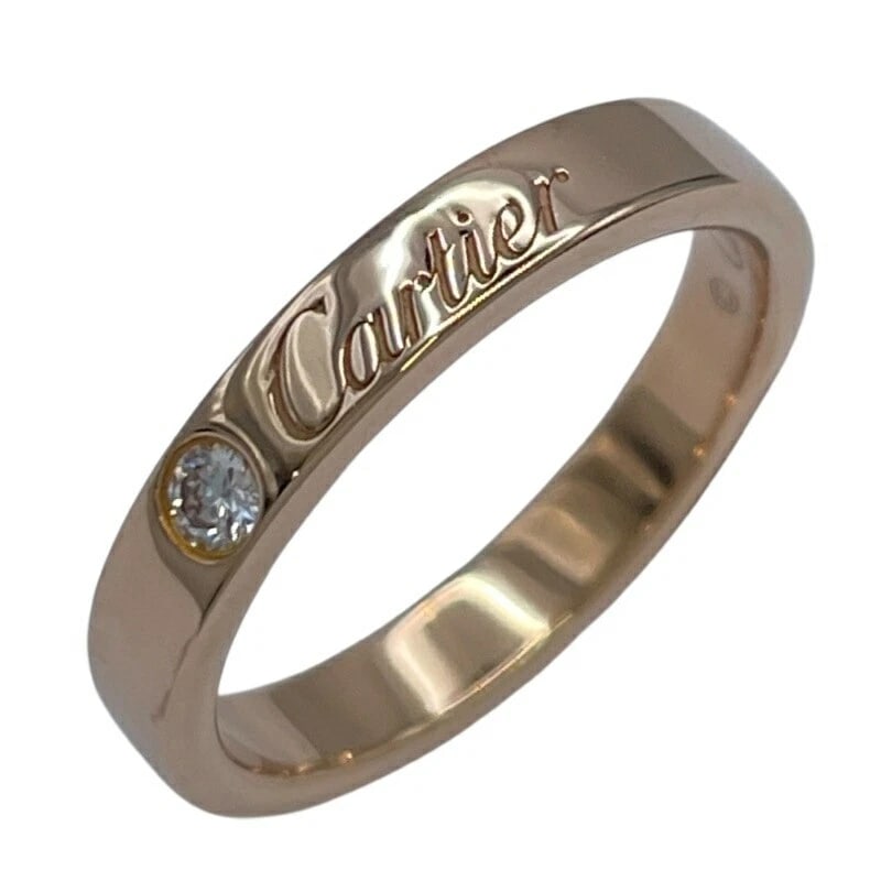 CARTIER C DE CARTIER RING PINK GOLD 18K JEWELRY: Cartier C De Cartier Ring Pink Gold 18K Jewelry Brand: Cartier Type/Style: Ring Material: 18K PG Color: PG Size: 4 US Accessories: None Accessories Notice: When purchasing pre-owned goods,