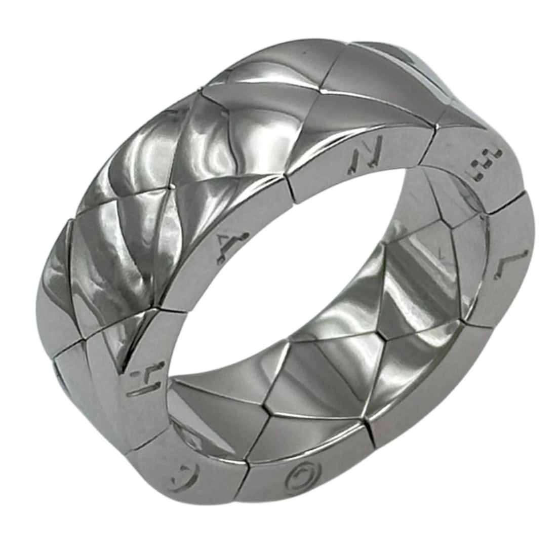 CHANEL MATELASSE RING WHITE GOLD 18K JEWELRY (1 of 4)