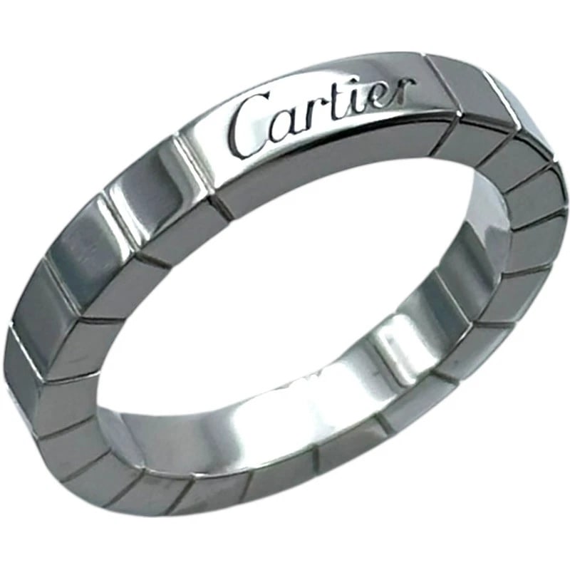 CARTIER RANIERE RING WHITE GOLD 18K: Cartier Raniere Ring White Gold 18K Brand: Cartier Type/Style: Ring Material: K18 WG Color: WG Size: 5 US Accessories: None Accessories Notice: When purchasing pre-owned goods, please refe