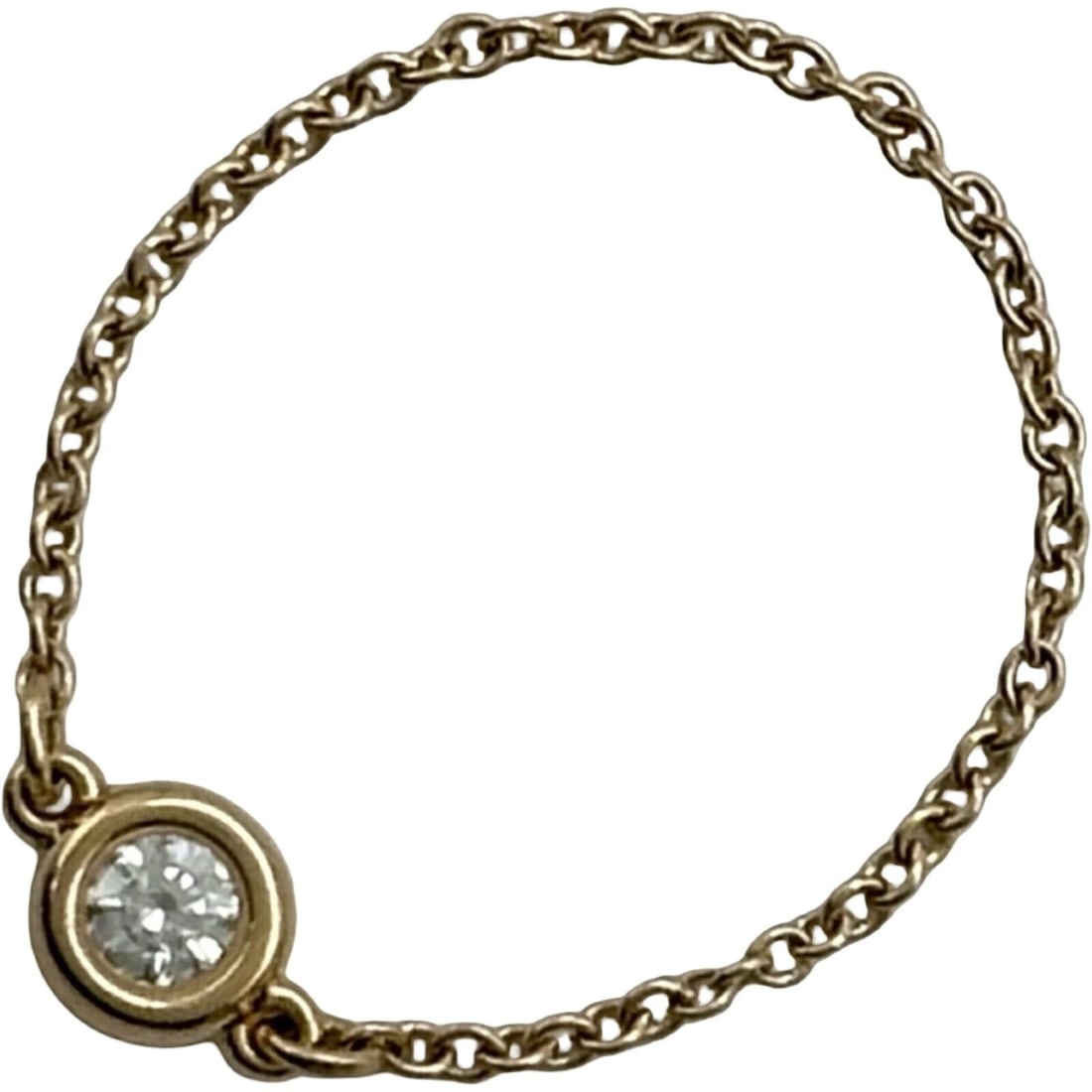 TIFFANY & CO. BY THE YARD RING PINK GOLD 18K DIAMOND JEWELRY: Tiffany & Co. By the Yard Ring Pink Gold 18K Diamond Jewelry Brand: Tiffany & Co. Type/Style: Ring Material: 18K PG Color: PG Size: 8 US Accessories: None Accessories Notice: When purchasi