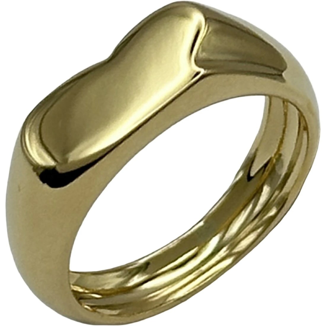 TIFFANY & CO. FULL HEART RING GOLD 18K JEWELRY: Tiffany & Co. Full Heart Ring Gold 18K Jewelry Brand: Tiffany & Co. Type/Style: Ring Material: 18K YG Color: YG Size: 4.5 US Accessories: None Accessories Notice: When purchasing pre-owned