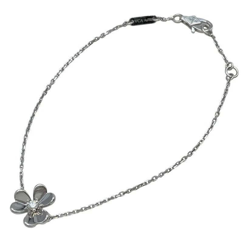 VAN CLEEF & ARPELS FRIVOLE DIAMOND BRACELET WHITE GOLD: Van Cleef & Arpels Frivole Diamond Bracelet White Gold Brand: Van Cleef & Arpels Type/Style: Bracelet Material: 18K WG Color: WG Size: Size Height: approx. 10.2mm Width: approx. 11.0mm Arm