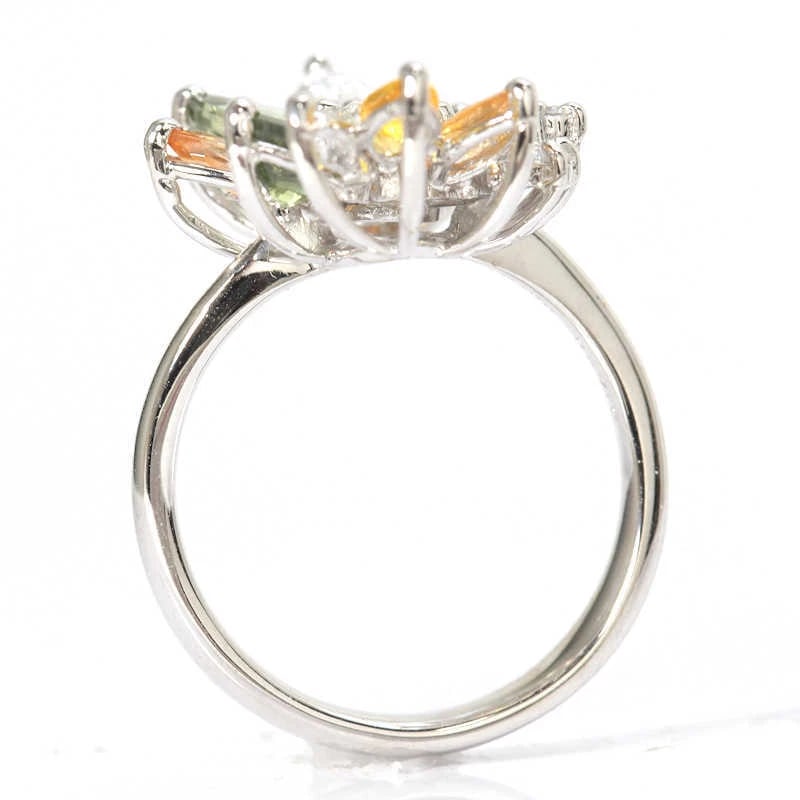 SAPPHIRE DIAMOND RING - 5