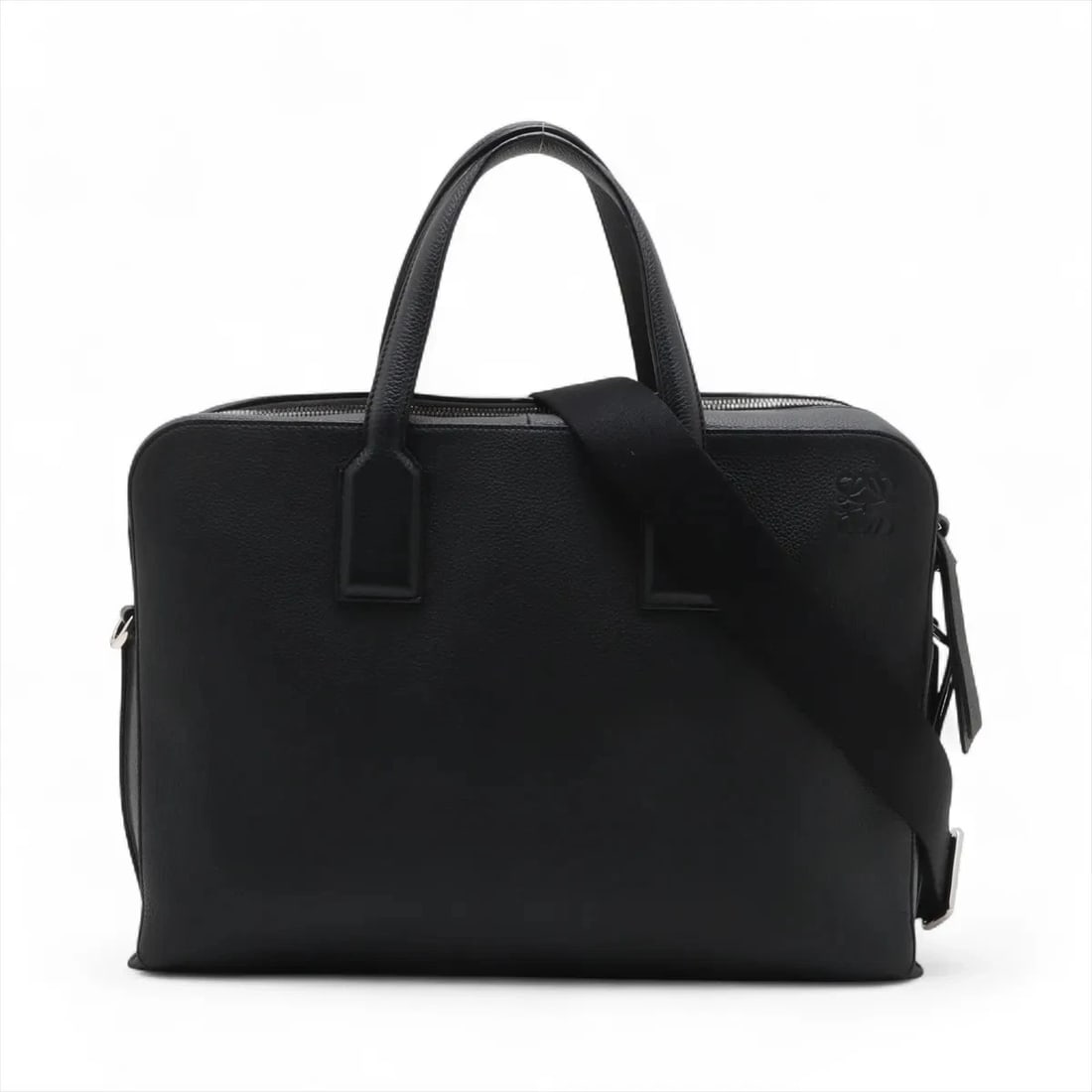 LOEWE GOYA SLIM LEATHER 2WAY BUSINESSBAG BLACK (1 of 6)