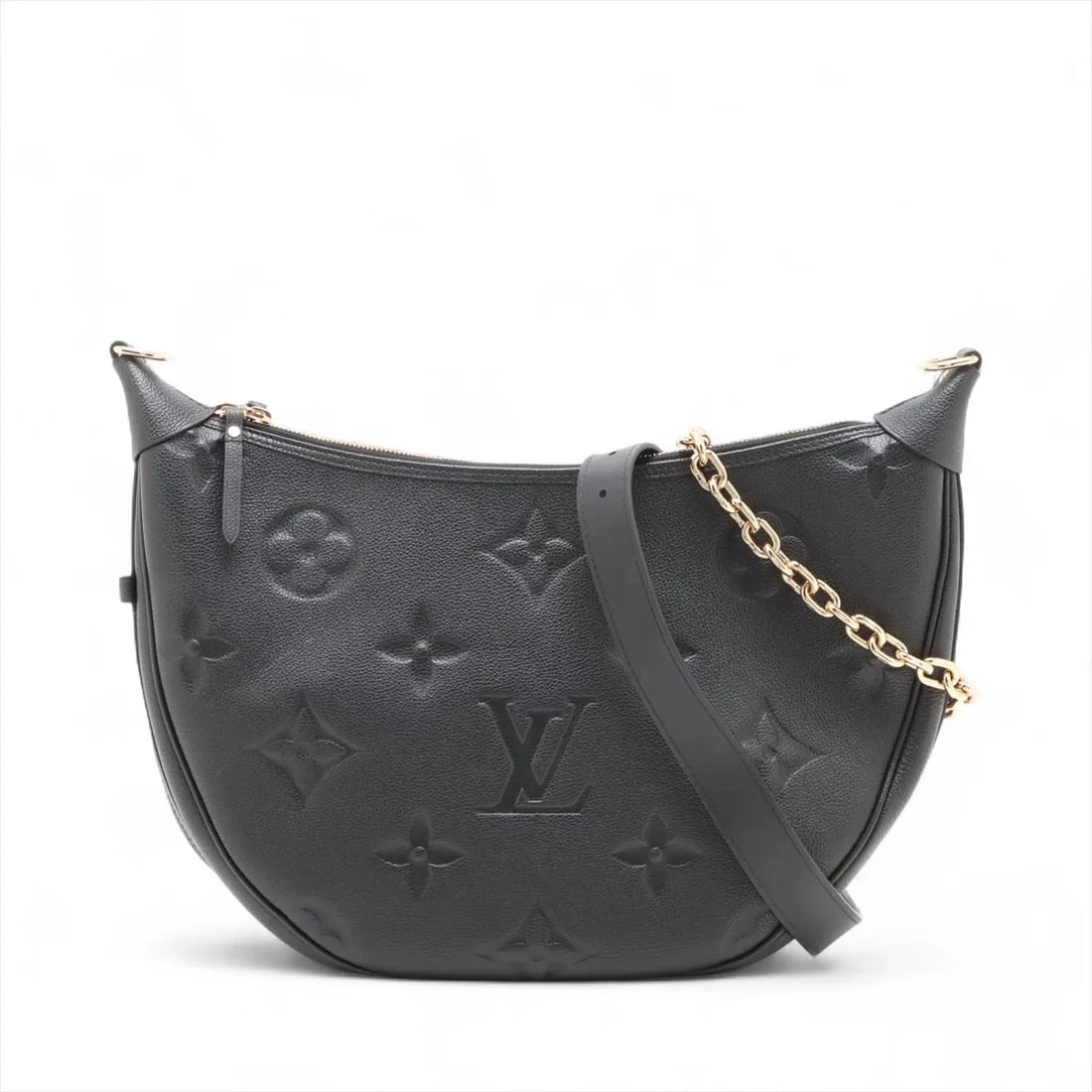 LOUIS VUITTON MONOGRAM EMPREINTE LOOP HOBO BLACK: Louis Vuitton monogram empreinte Loop Hobo Black Brand: Louis Vuitton Type/Style: Shoulder bag Material: None Color: Black Size: Height:11.2inchLength:14.8inchDepth:3.5inch Accessories: None <