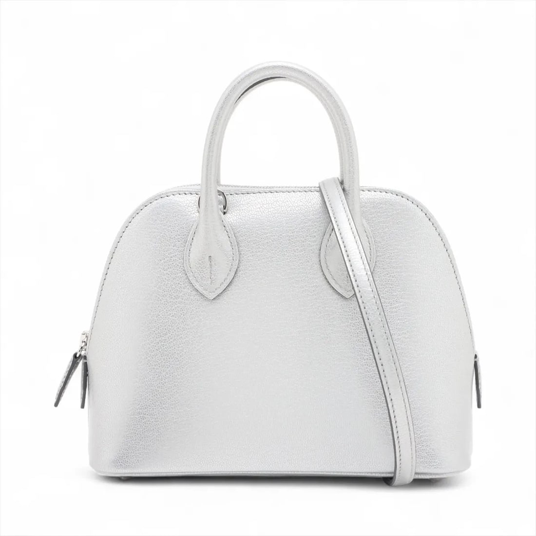 HERMES BOLIDE MINI 18 CHEVRE SHAMUKIRA ARGENT (1 of 6)