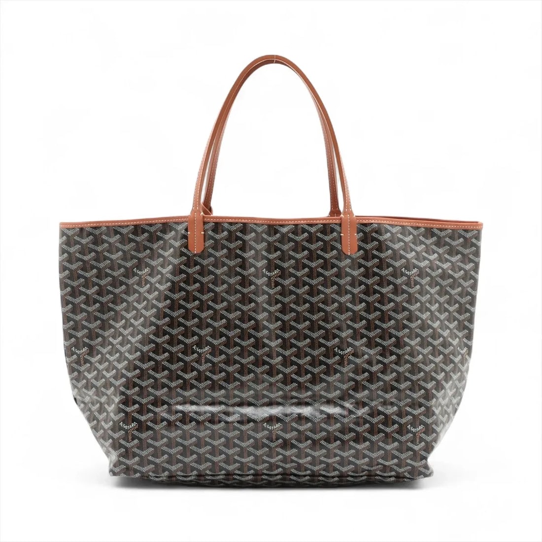 GOYARD SAINT LOUIS GM PVC & LEATHER TOTE BAG BLACK: Goyard Saint Louis GM PVC & leather Tote bag Black Brand: Goyard Type/Style: Tote bag Material: PVC & leather Color: Black Size: Height:12.4inchLength:15.4inchDepth:7.3inch Accessories: None