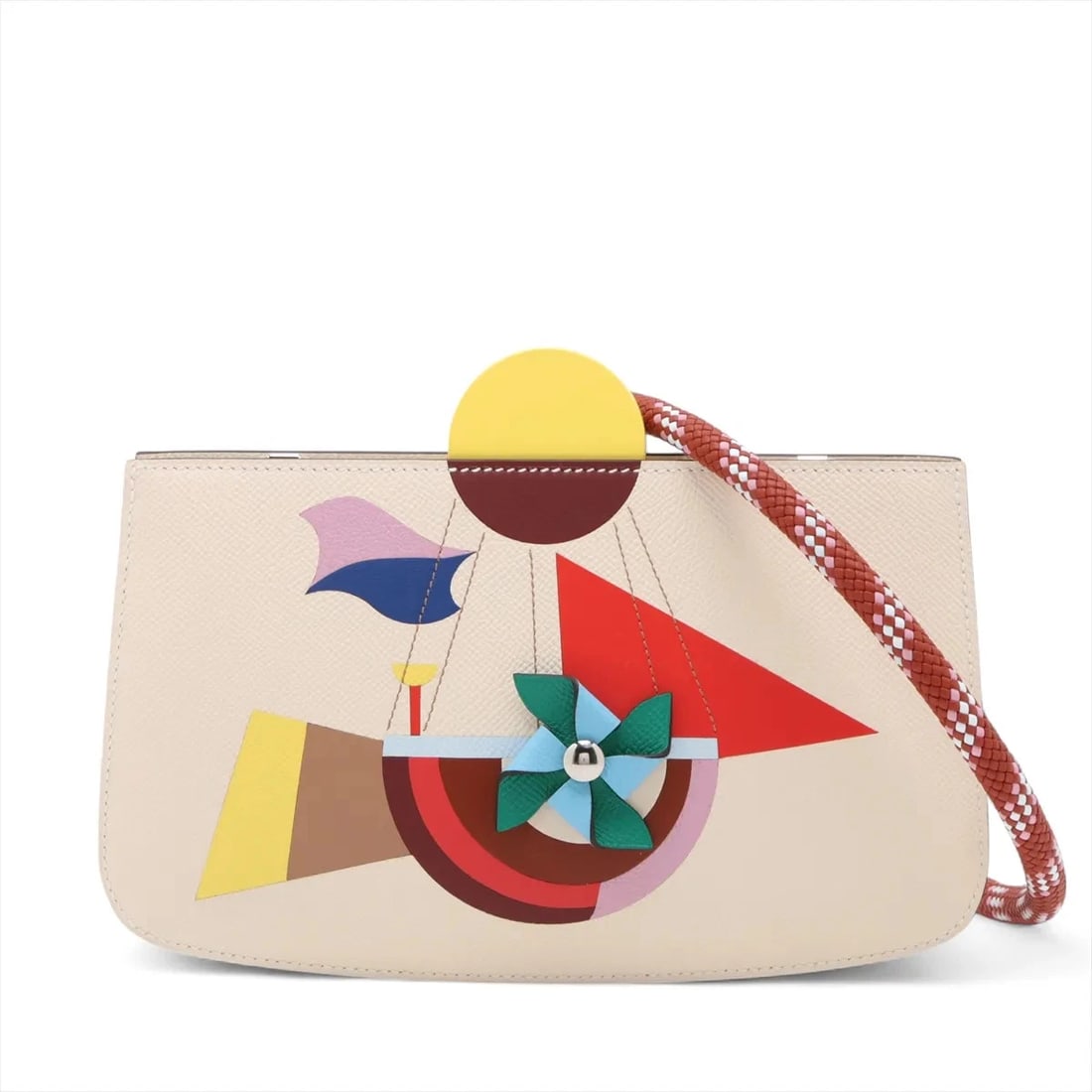 HERMES MALICE VAUX EPSON X CHEVRE MIZOL X VAUX SWIFT: Hermes Malice Vaux Epson x Chevre Mizol x Vaux Swift Brand: Hermes Type/Style: Shoulder bag Material: Vaux Epson x Chevre Mizol x Vaux Swift Color: Nata Size: Height:5.5inchLength:9.3inchDepth:1.6inch